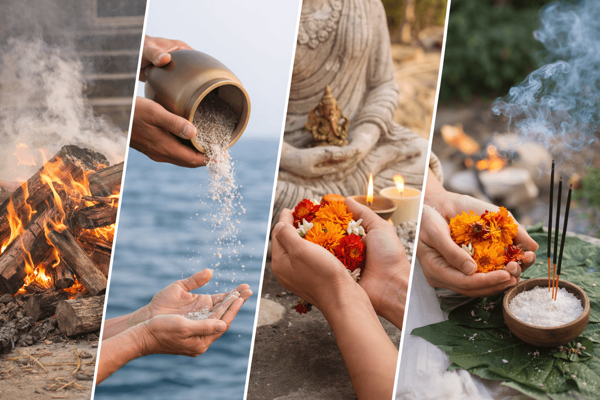 Rituales de cremación en diferentes culturas del mundo