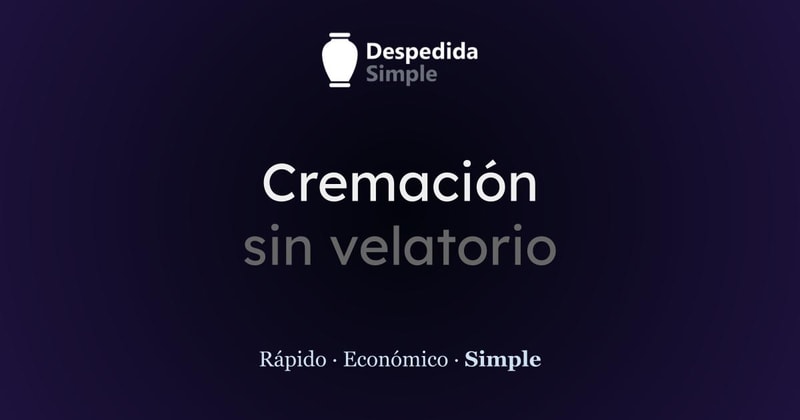Cremación directa sin velatorio