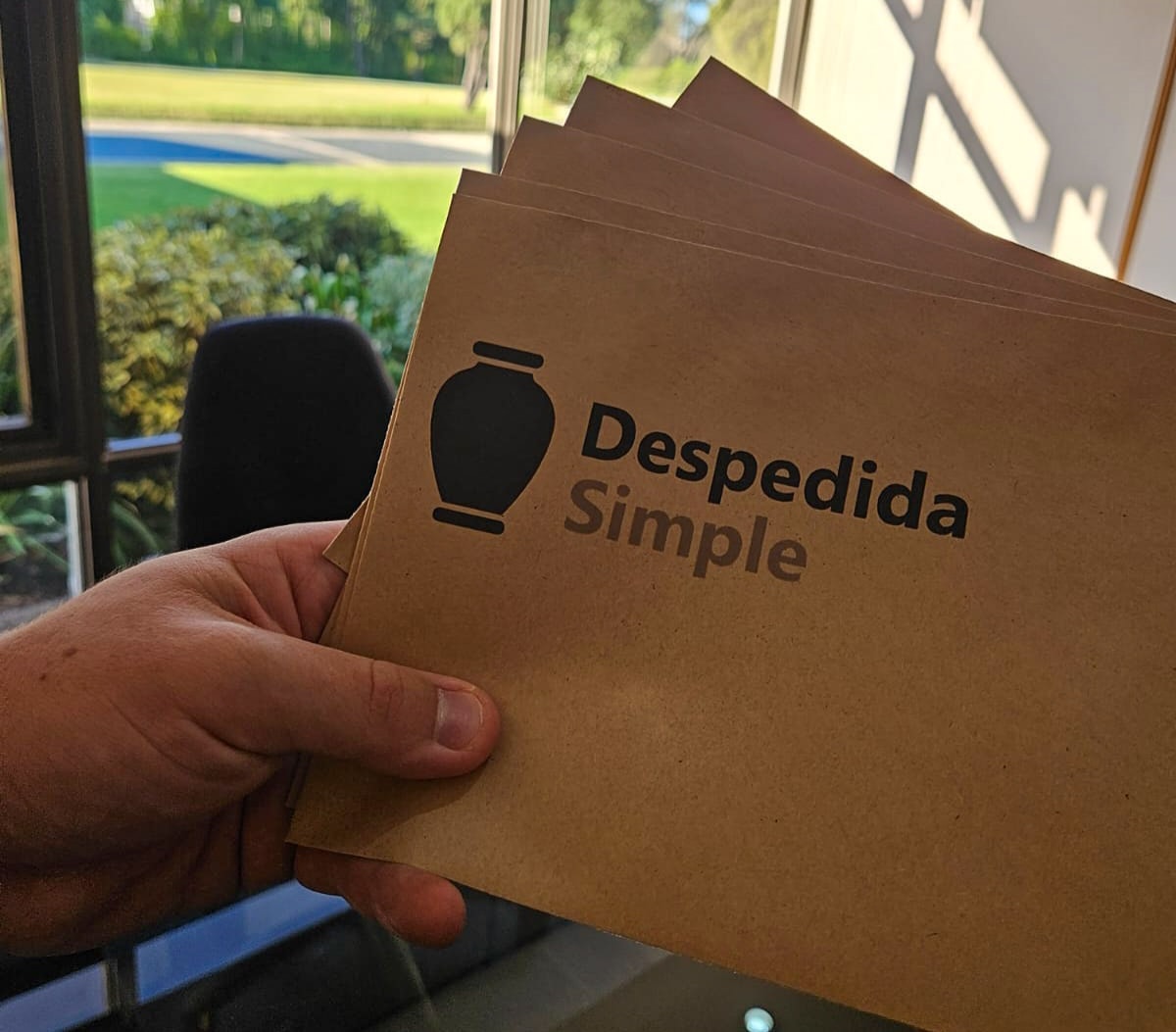 Sobres personalizados de Despedida Simple para entrega de documentación